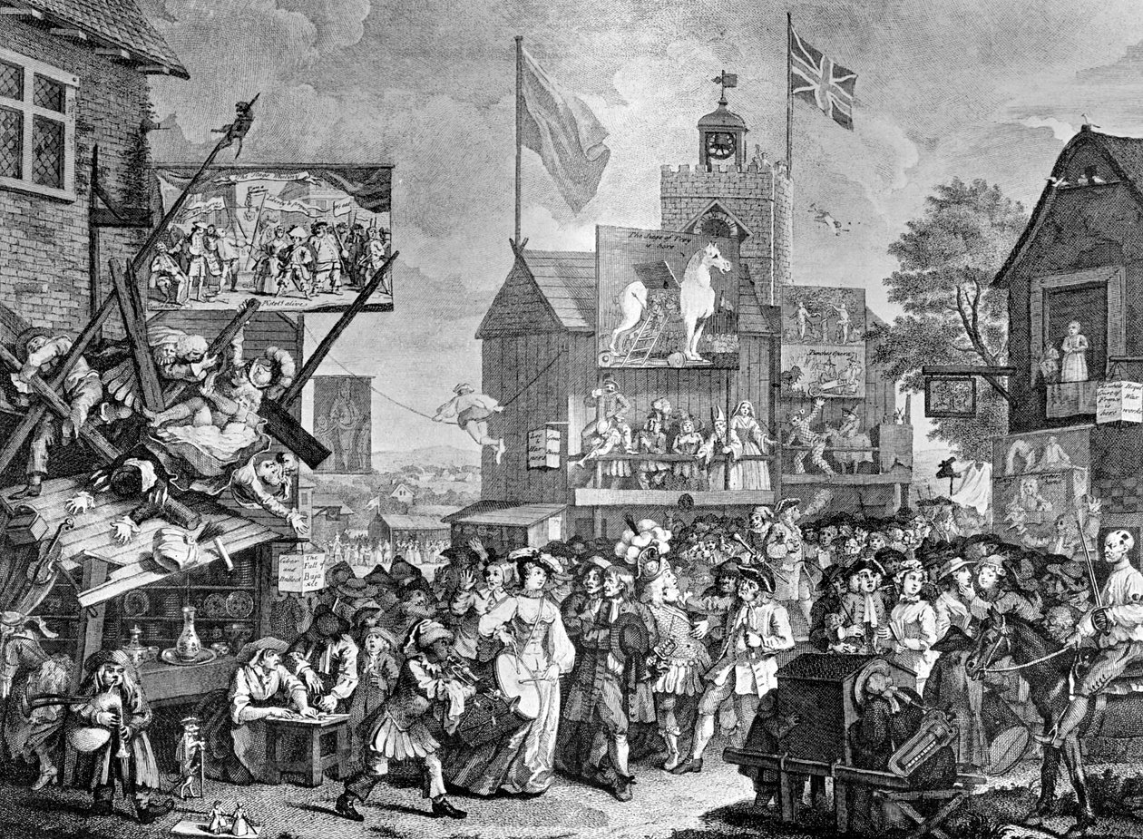 サザークフェア、1733年。 作： ウィリアム・ホガース
