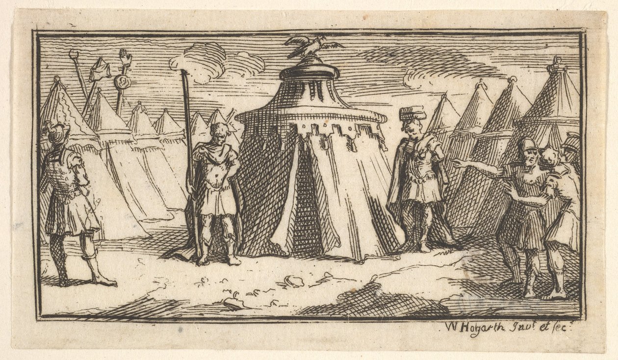 1725年以降、軍事ベルトまたはガードルジョンビーバーを奪う、17ローマ軍の罰。 作： ウィリアム・ホガース