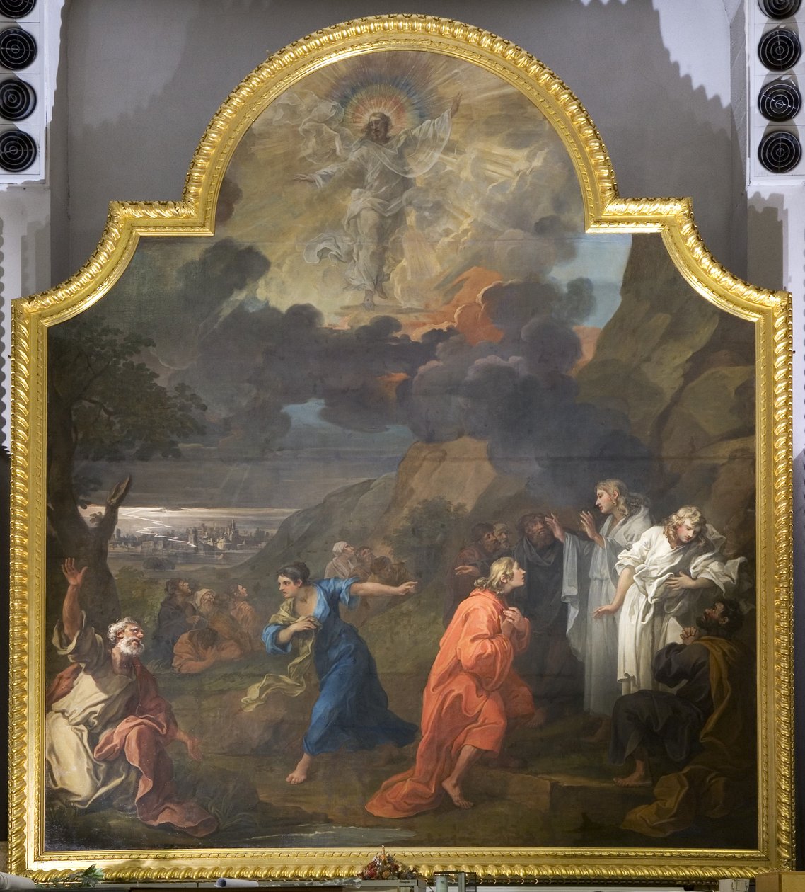セント・メアリー・レッドクリフの祭壇画（右パネル 作： ウィリアム・ホガース