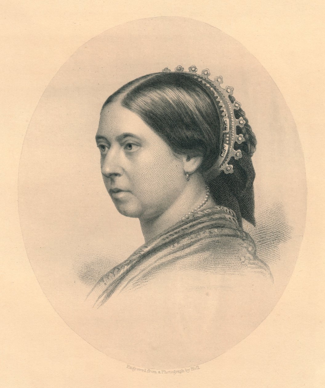 女王陛下、c1860s。 作： ウィリアム・ホール