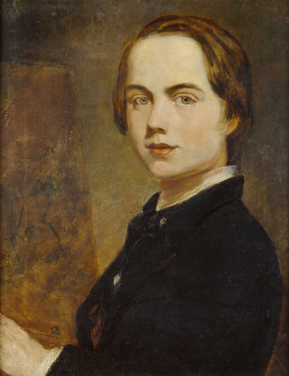 1841年の14歳の自画像 作： ウィリアム・ホルマン・ハント