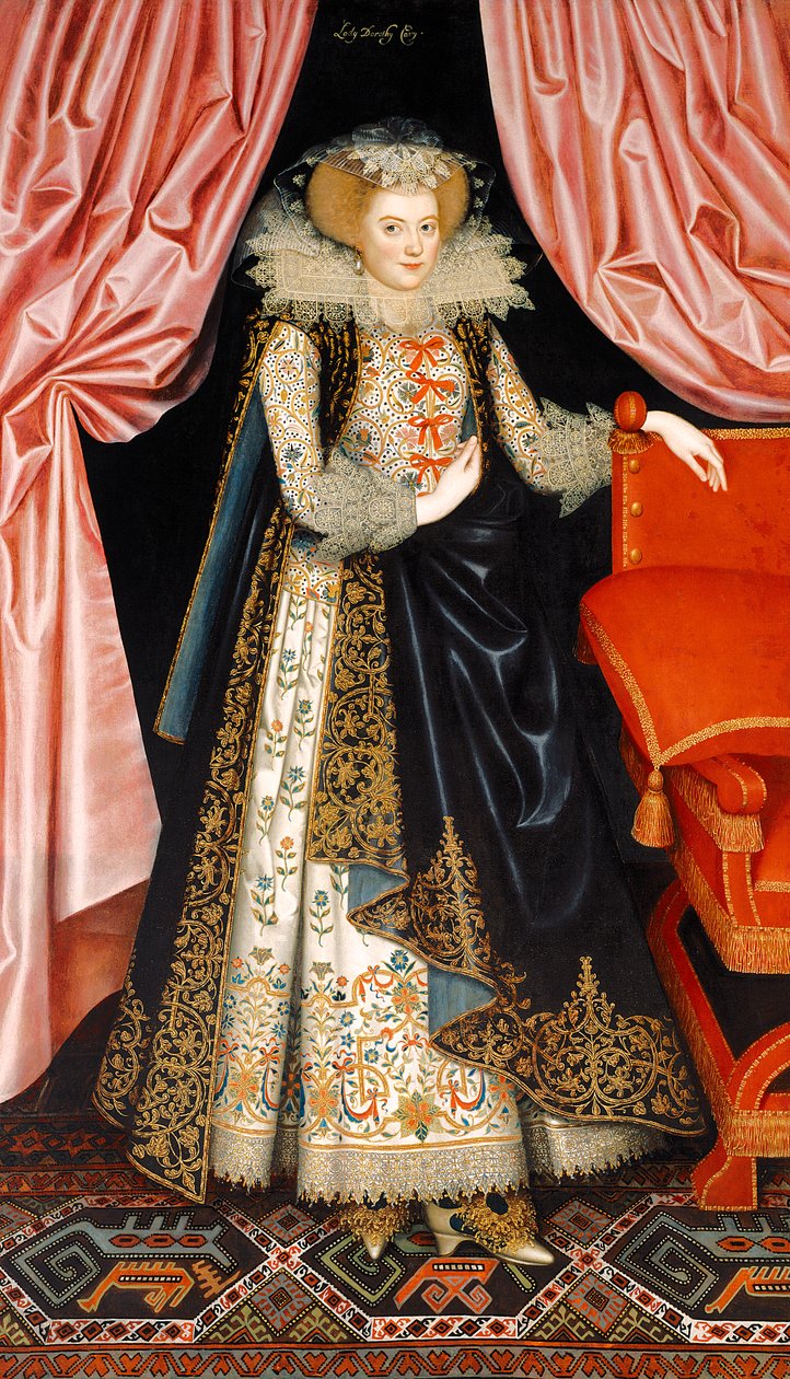 Todennäköisesti Elizabeth Cary, os Tanfield, n. 1615 (öljy kankaalle) 作： ウィリアム・ラーキン
