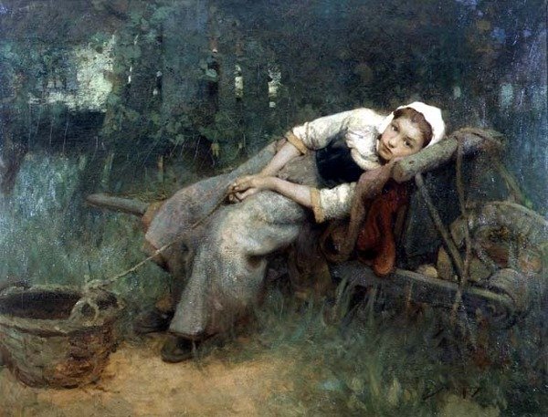 In the Silent Woody Places by the Home that Gave me Birth, c.1906 (oil on canvas)   1454533   ja       japanese Successfully Translated  Original: Joppa Translat: Joppa 1437995 ja japanese Successfully Translated Original: Teresa, Comtess Gamba-Guicioli Tr 作： ウィリアム・リー・ハンキー