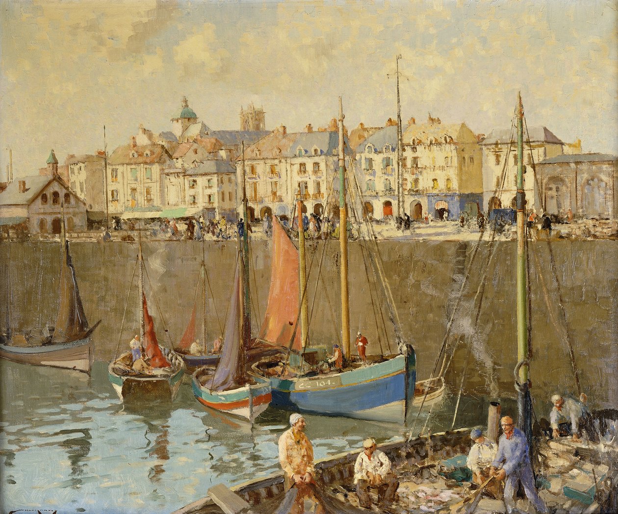 O Quai, Dieppe 作： ウィリアム・リー・ハンキー
