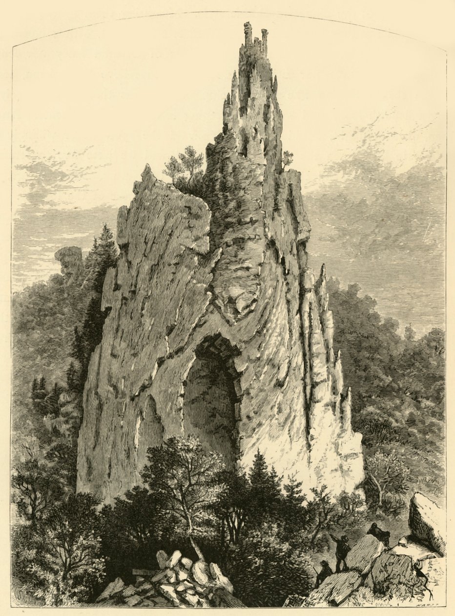 カテドラル・ロック」、1872年 作： ウィリアムラッドウェルシェパード