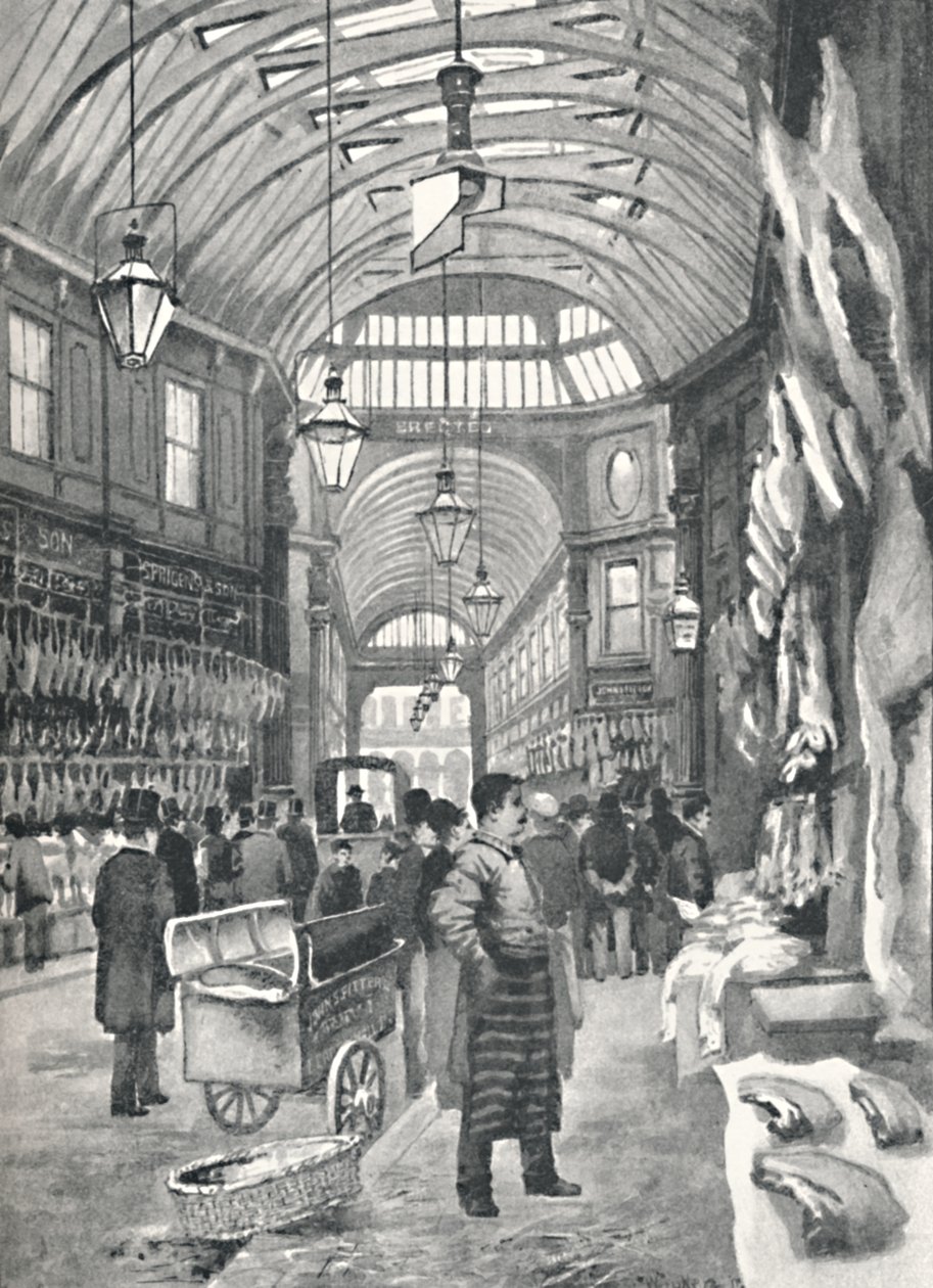 Leadenhall Market、1891 作： ウィリアム・ルーカー