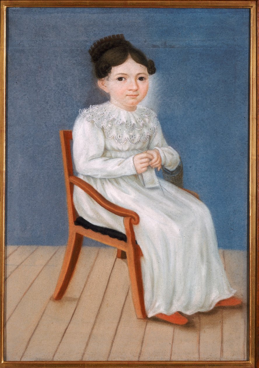 小さな女の子の肖像画 作： ウィリアム・MS・ドイル