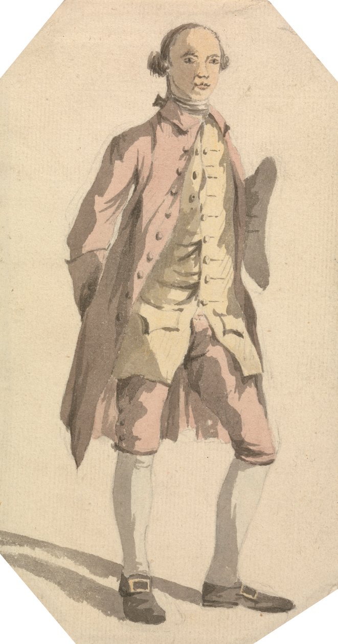Homem de Corpo Inteiro com Chapéu Tricorn sob o Braço Esquerdo 作： ウィリアム・マーロウ