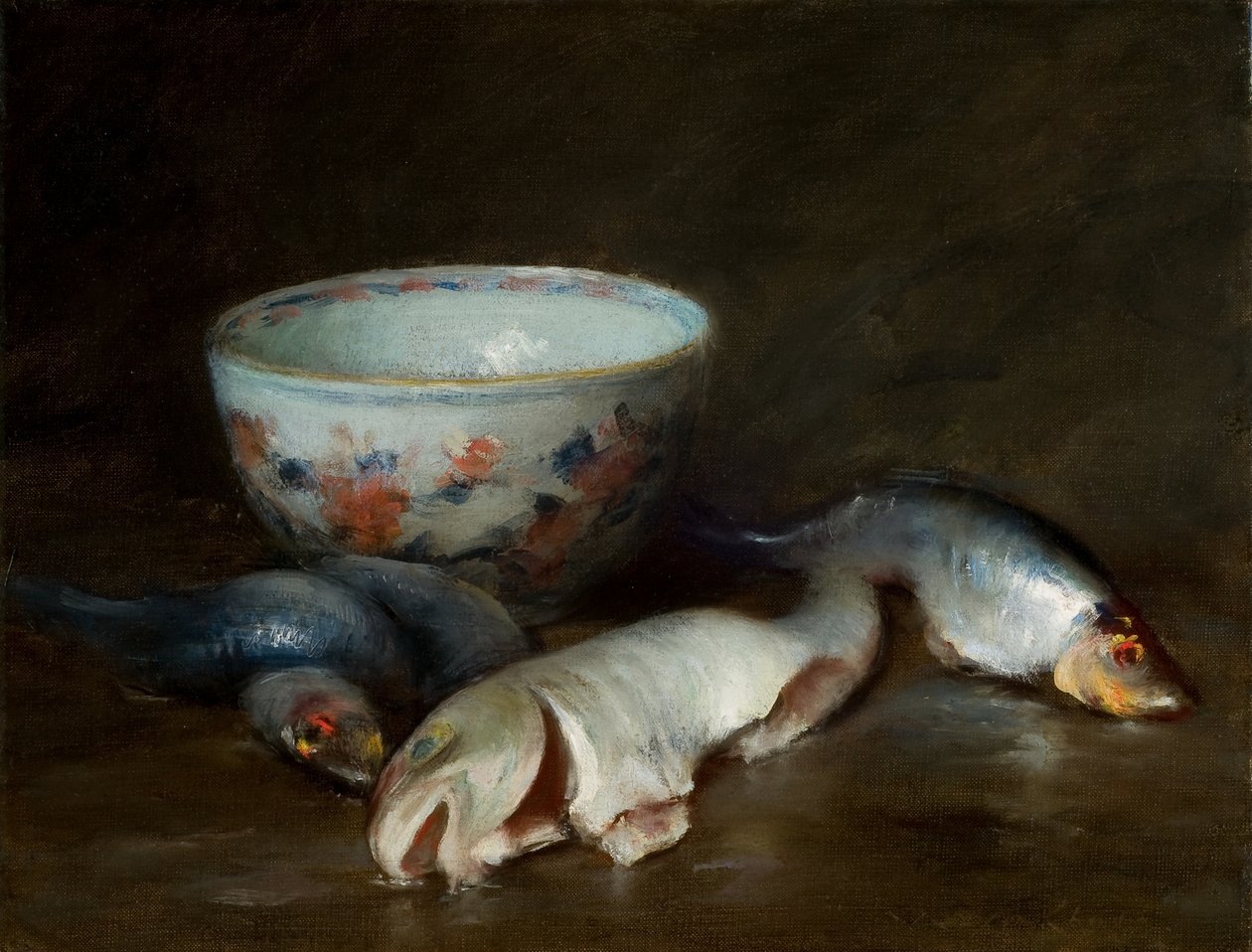 魚のある静物 1910年 （油彩・キャンバス） 作： ウィリアム・メリット・チェイス