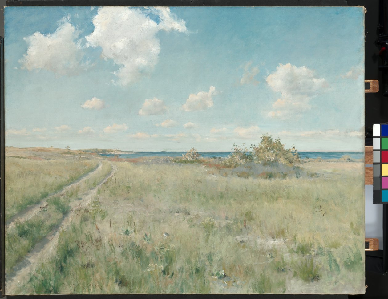海への古い道、1893年 作： ウィリアム・メリット・チェイス