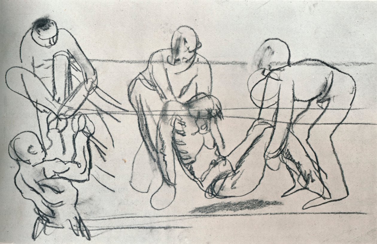 ウィリアム・オーペン卿によるスケッチ、c1914 1932 作： ウィリアム・ニューエンハム・モンタギュー・オーペン