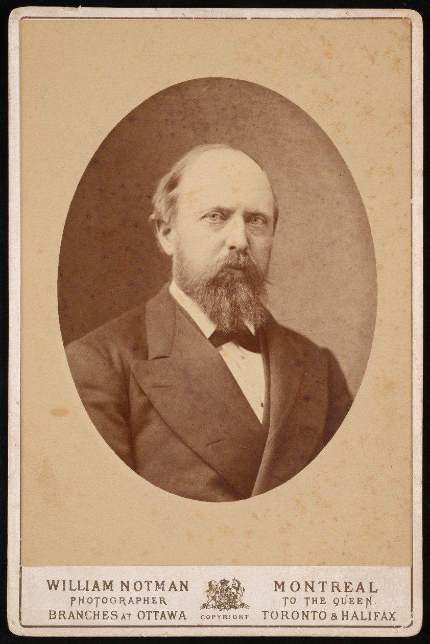 Othniel Charles Marsh 1831-1879のポートレート、1875年頃。 作： ウィリアム・ノットマン