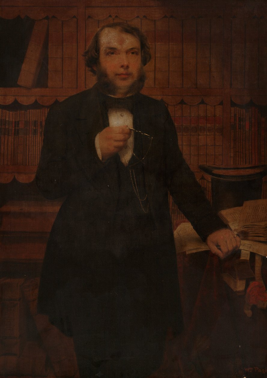 Henry Stevens (1819-1886), B.A. 1843年、MA 1846年 作： ウィリアム・ペイジ