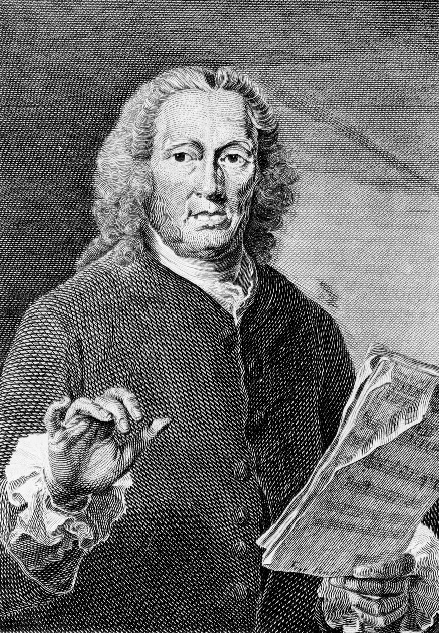 リチャード・レバリッジ、1760年頃（メゾチント） 作： ウィリアム・ペザー