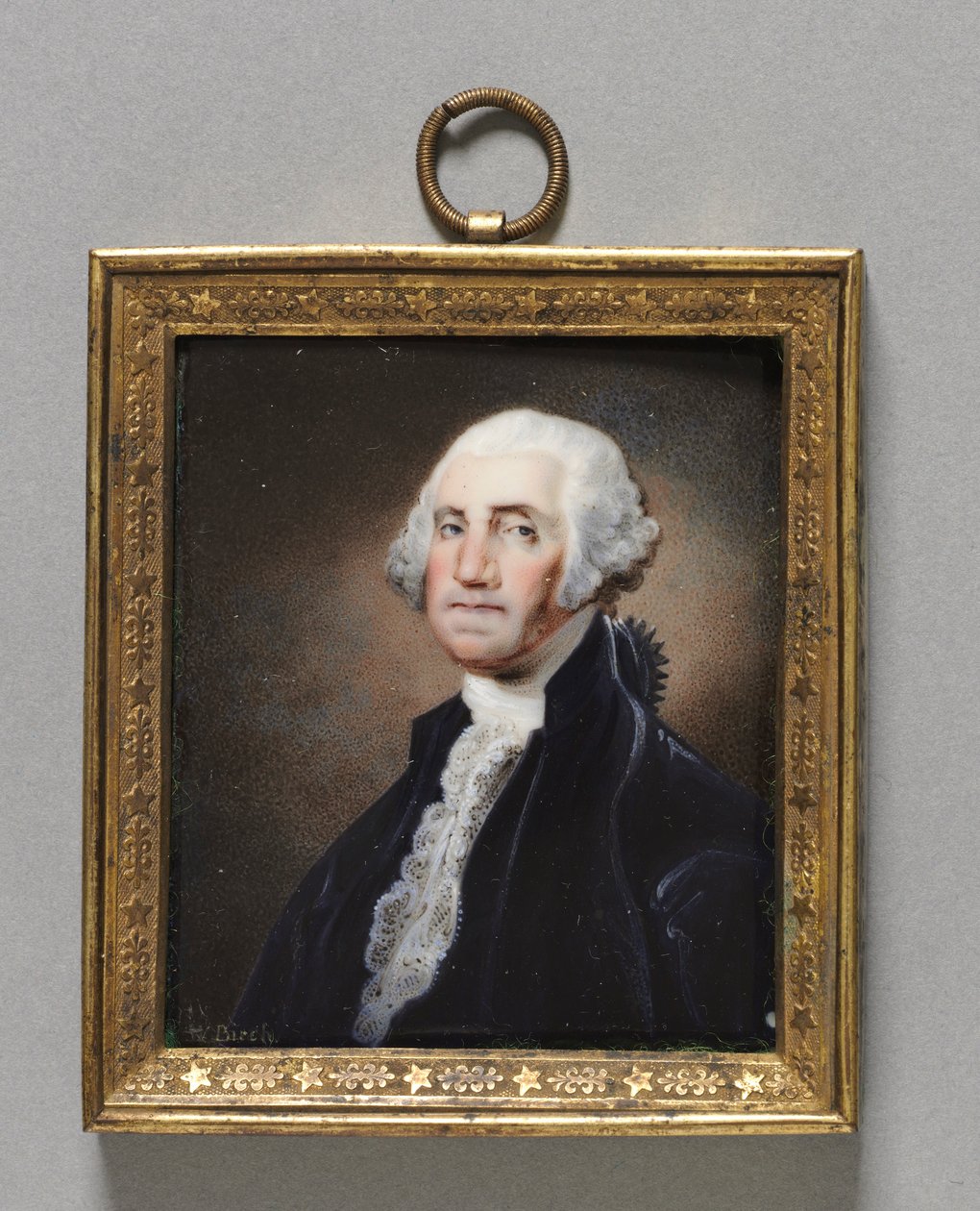 ジョージ・ワシントンの肖像、c。 1790年代。 作： ウィリアムラッセルバーチ