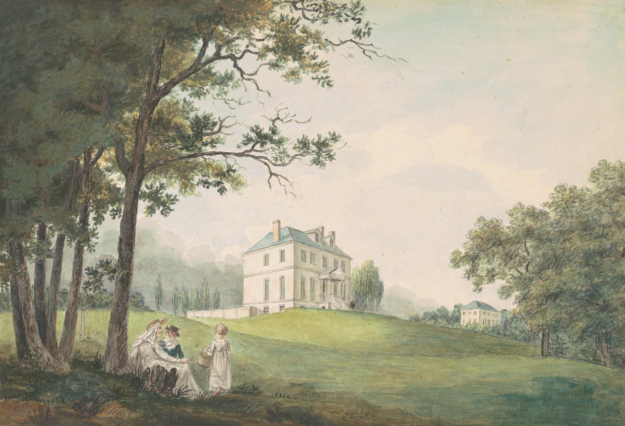 Sweet Briar、c.1808（ウォーヴ紙に水彩とグラファイト） 作： ウィリアムラッセルバーチ