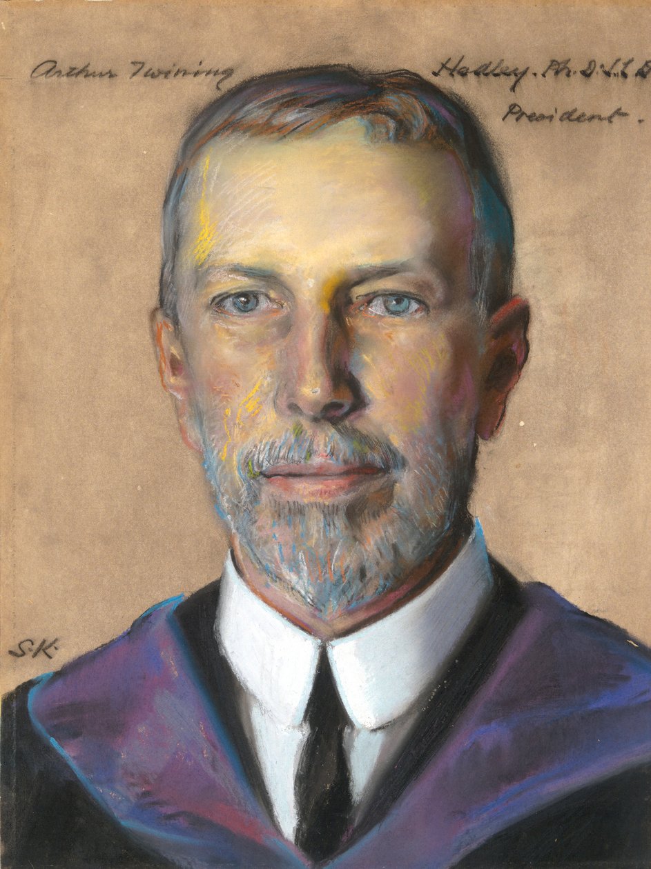Arthur T. Hadley: B.A. 1876年、イェール大学総長。 1899-1921 作： ウィリアム軍曹ケンドール