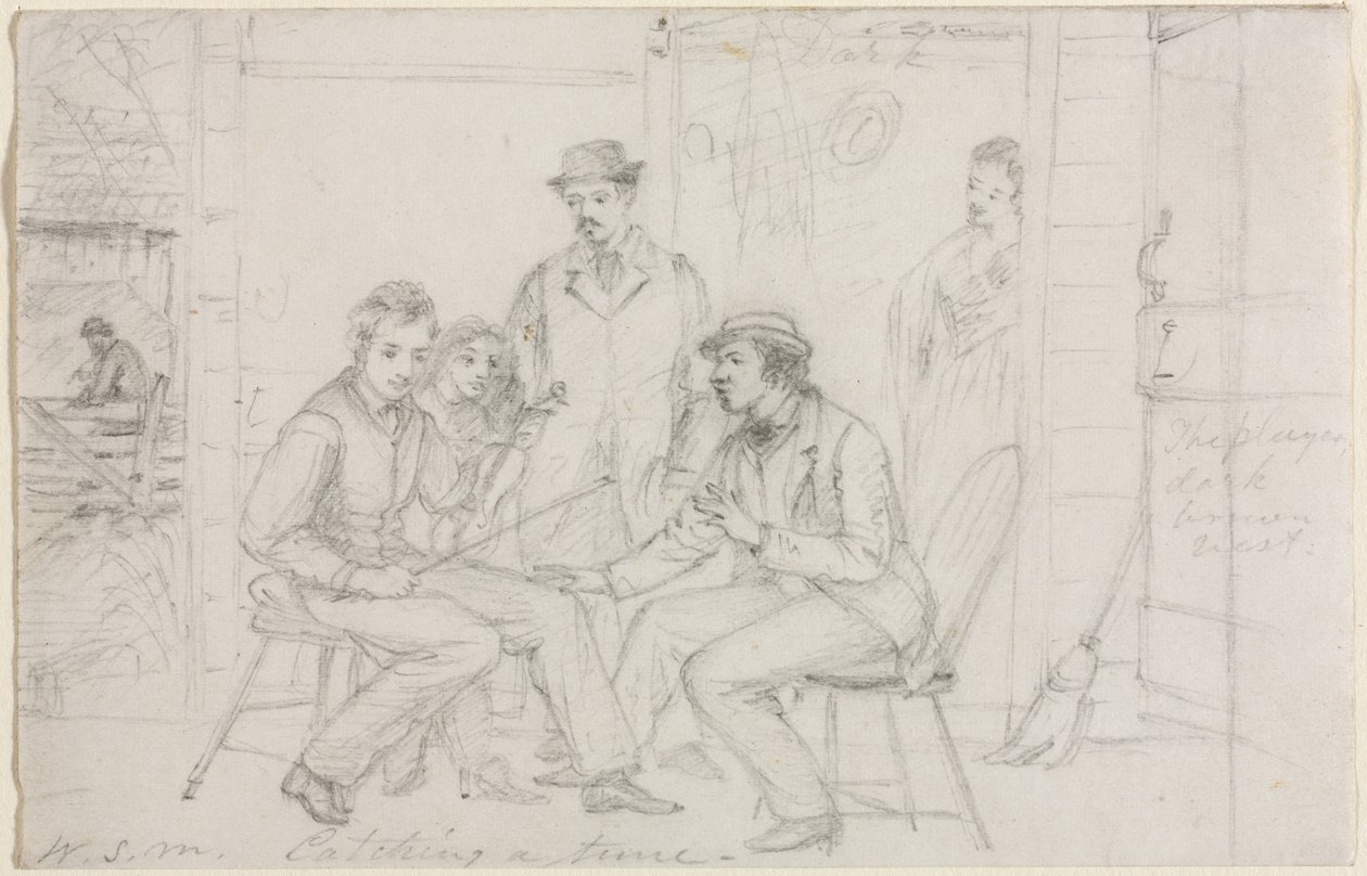 おそらく1867年のチューンをキャッチ。 作： ウィリアム・シドニー・マウント