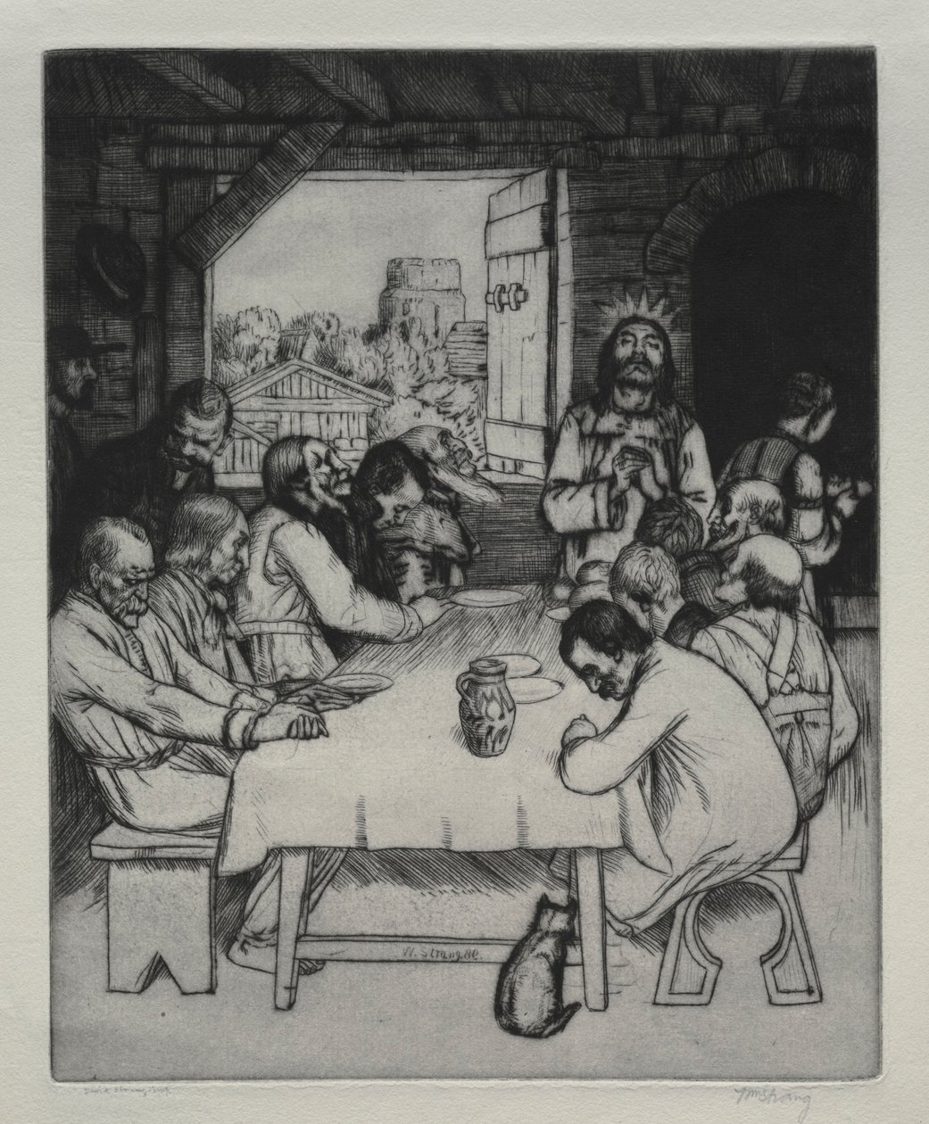 最後の晩餐、1889年。 作： ウィリアム・ストランド