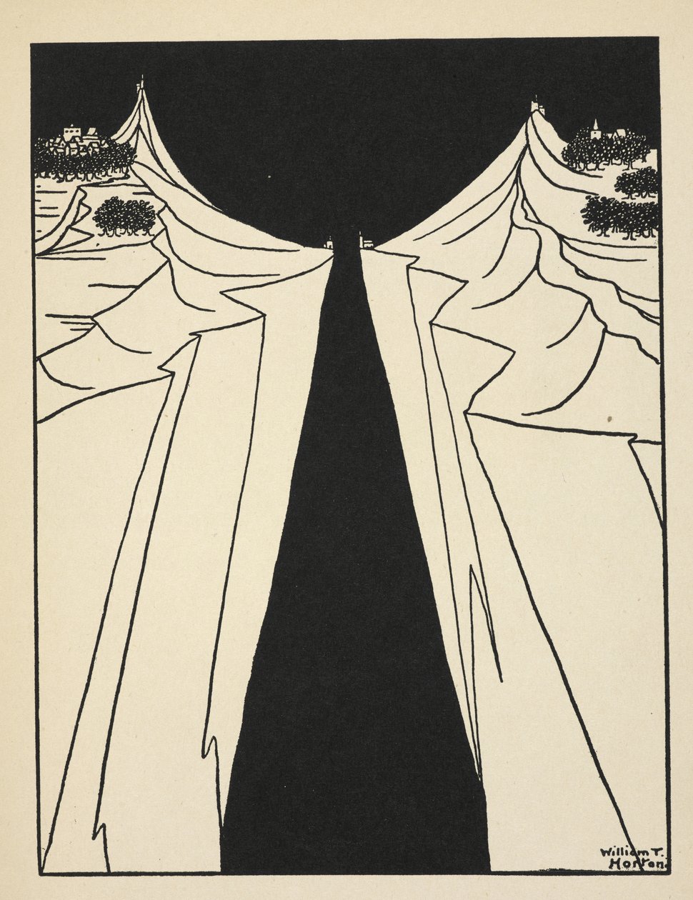 ギャップ、「A Book of Images、W. B. Yeats によって紹介された」のプレート 35 作： ウィリアム・トーマス・ホートン