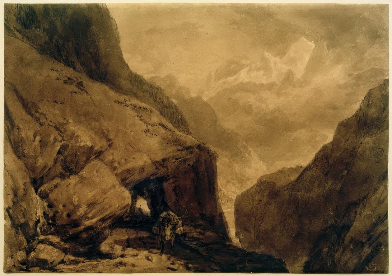 Mt St Gothard 作： ジョセフ・マロード・ウィリアム・ターナー