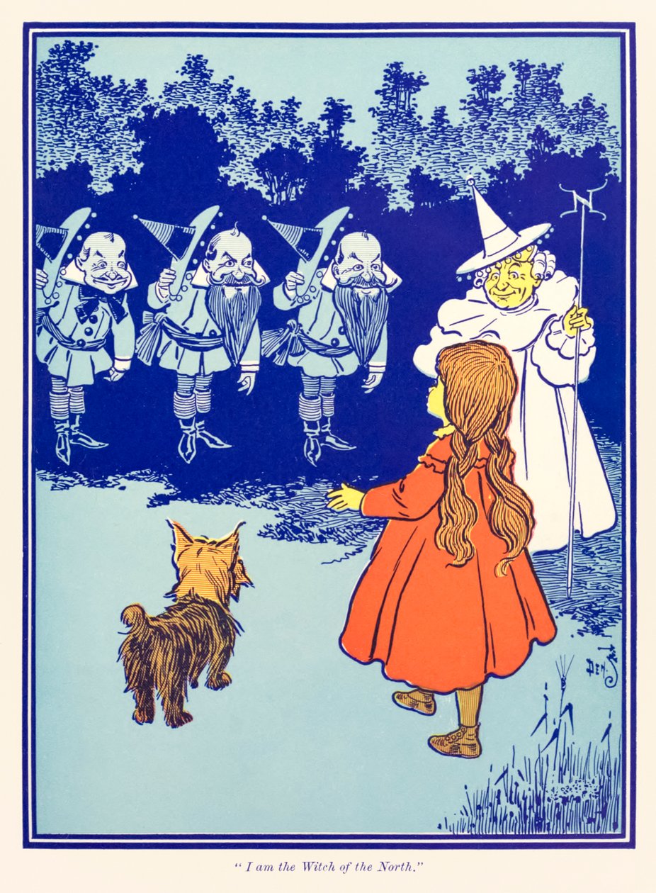 私は北の魔女（L. Frank Baum著「オズの魔法使い」より）。 作： ウィリアム・ウォレス・デンスロー