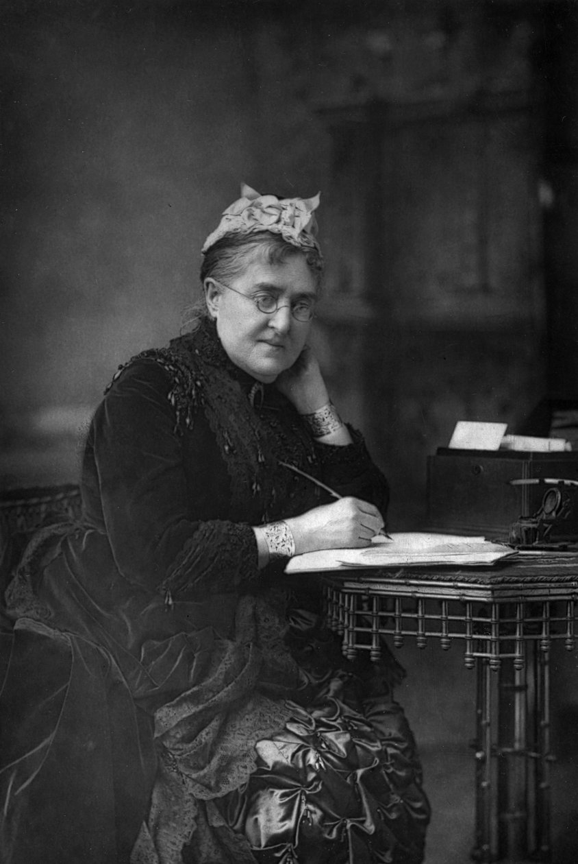 Eliza Lynn Linton 1822-1898、イギリスの小説家、エッセイスト、ジャーナリスト、1890年。 作： ウィリアムとダニエルダウニー