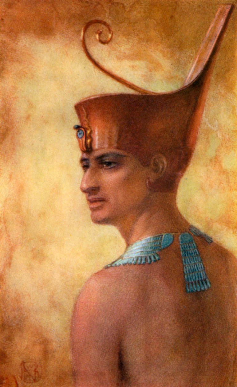 ペピ1世、紀元前24〜23世紀、第6王朝の古代エジプトのファラオ。1926年。 作： ウィニフレッド・メイベル・ブラントン