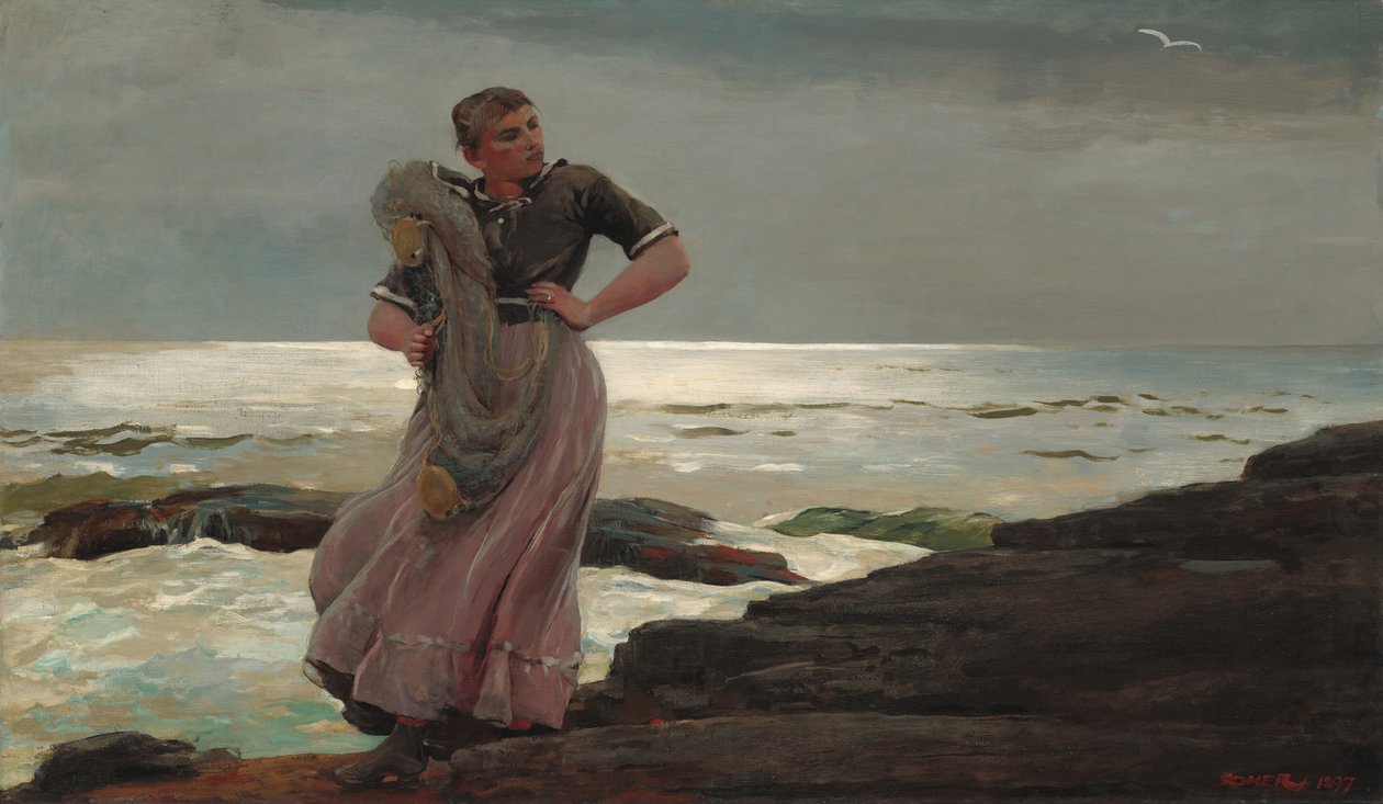 海の上の光」1897年 作： ウィンスロー・ホーマー
