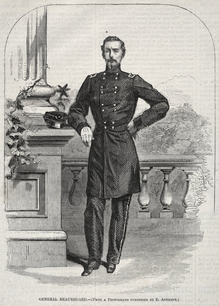 ボーリガード将軍、1861年。 作： ウィンスロー・ホーマー