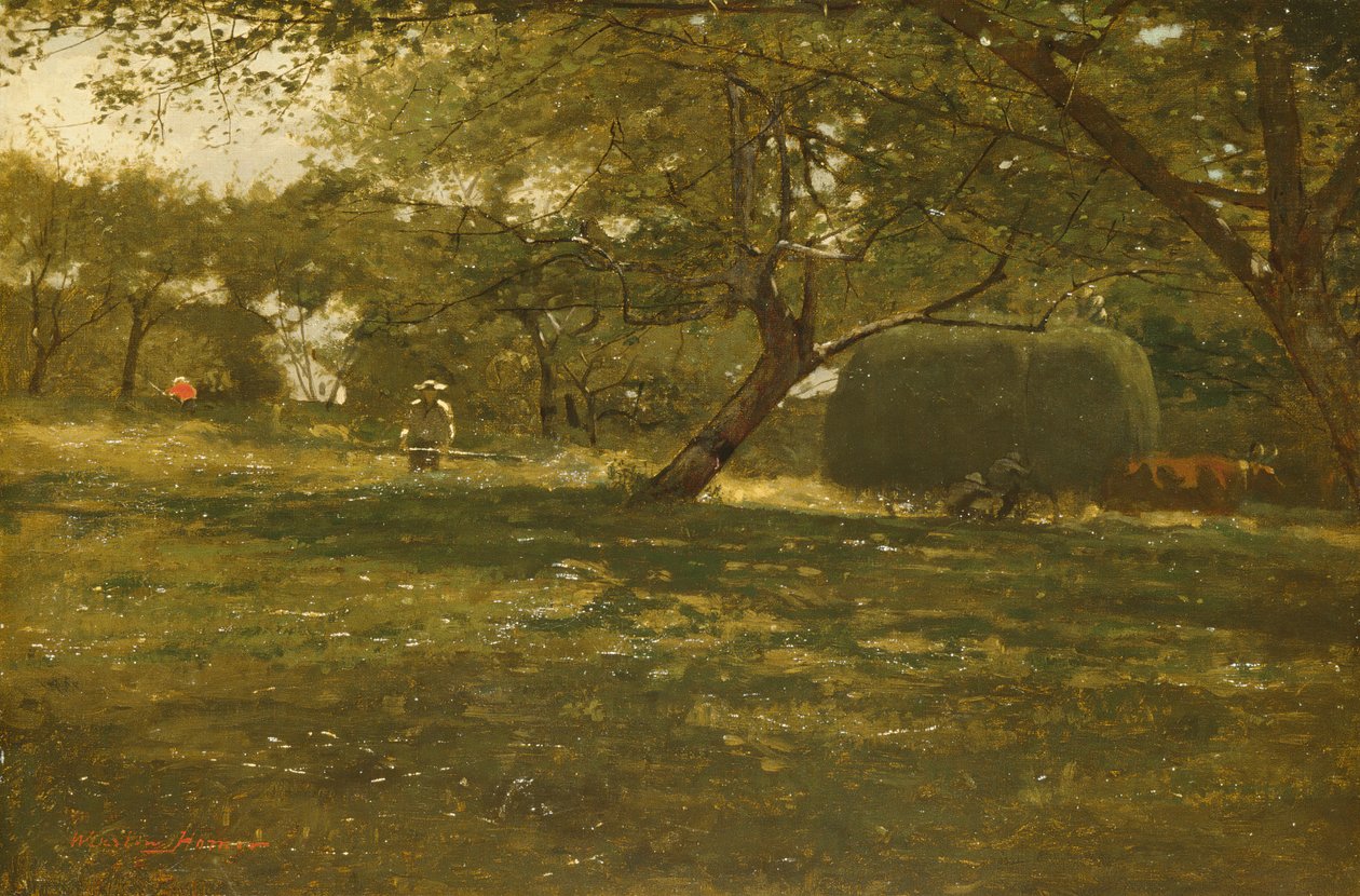 収穫シーン、ca。 1873年。 作： ウィンスロー・ホーマー