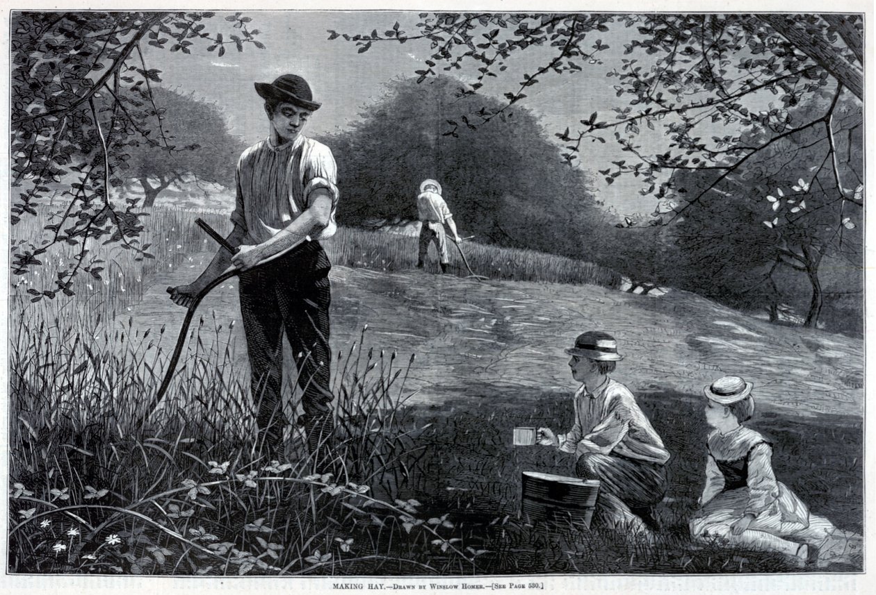ヘイ作り（1872年7月6日号『Harper
