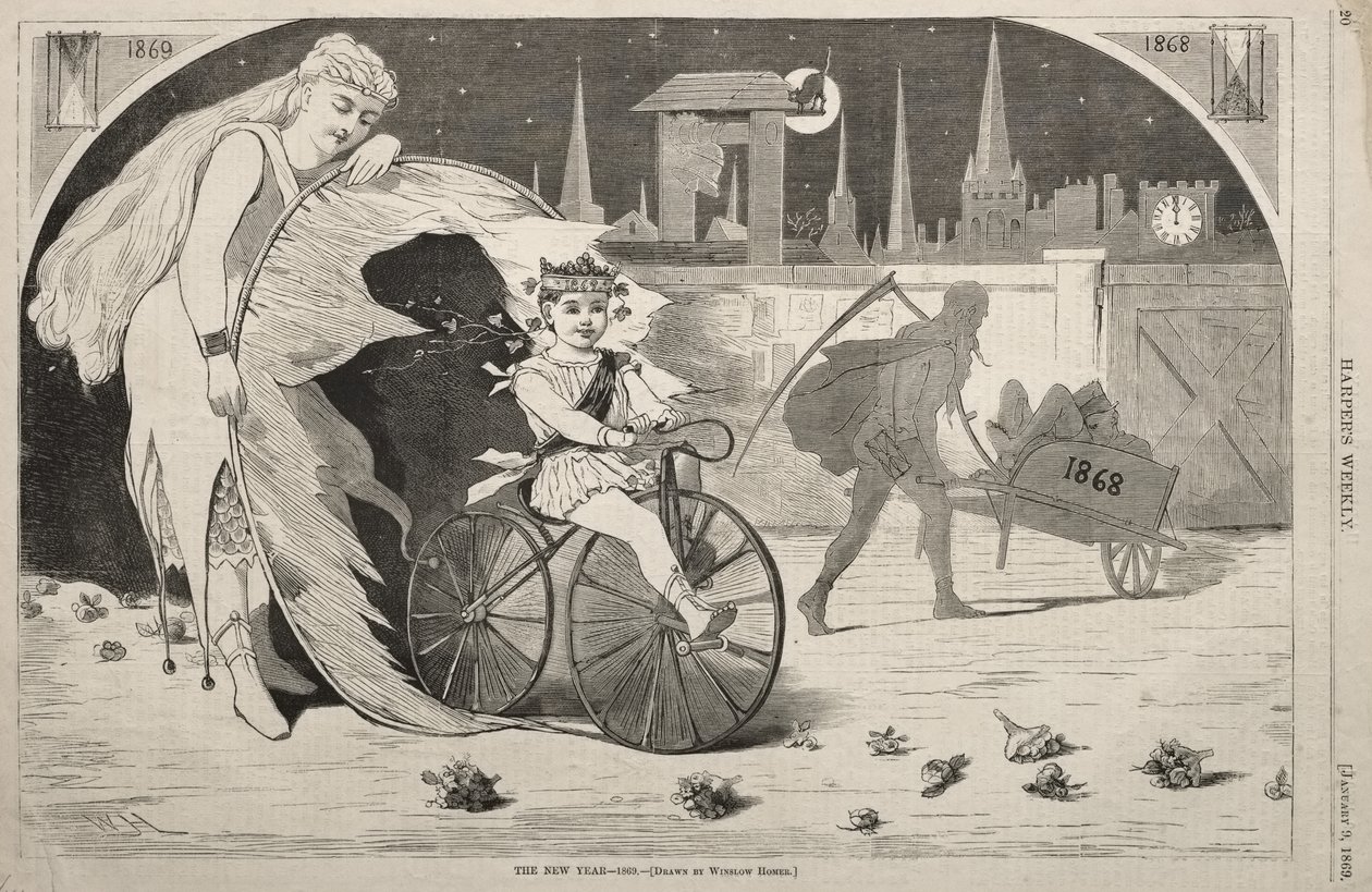 新年 - 1869年 作： ウィンスロー・ホーマー