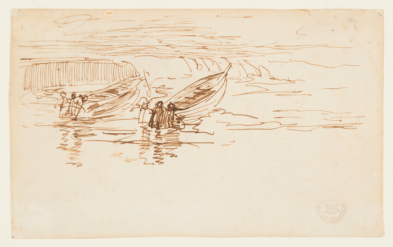 2 つの Dories が進水中、イギリス 作： ウィンスロー・ホーマー