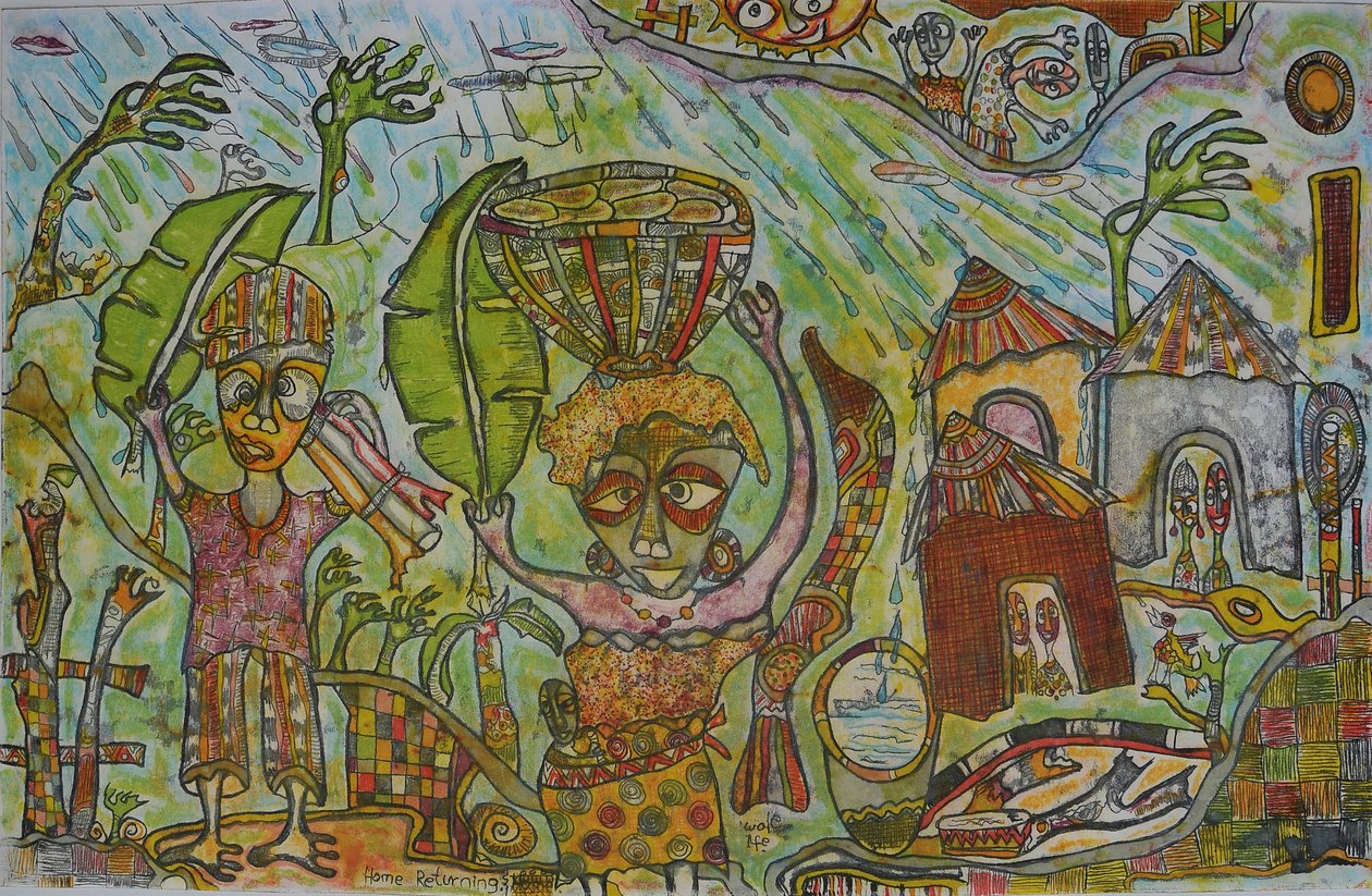 帰宅 作： ウォレ・オイェエミ