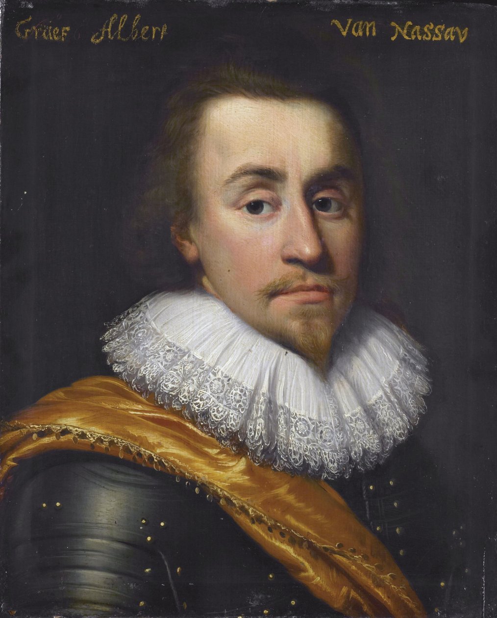 アルバートの肖像（1596〜1626年）、ナッソーディレンブルク伯爵 作： ヤン・アントニス。ヴァン・ラヴェステイン