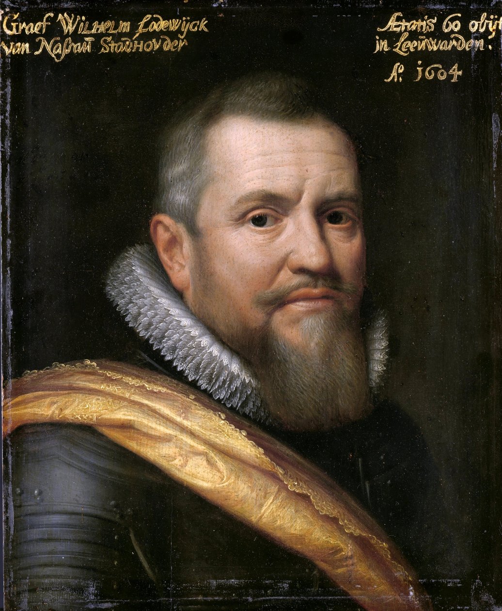 ナッソー伯爵、ウィレム・ロデワイク（1560-1620）の肖像 作： ミシエル・ファン・ミーレベルトのワークショップ