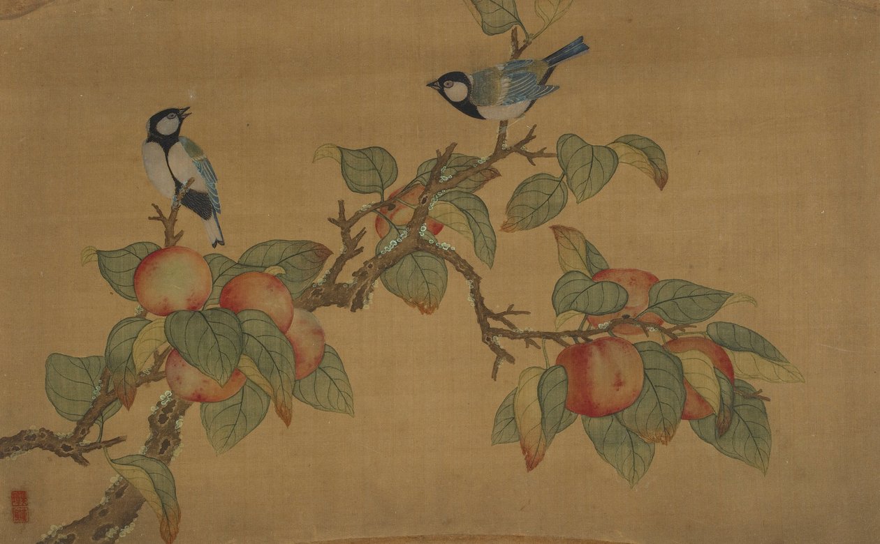 鳥と果物 作： 呉張