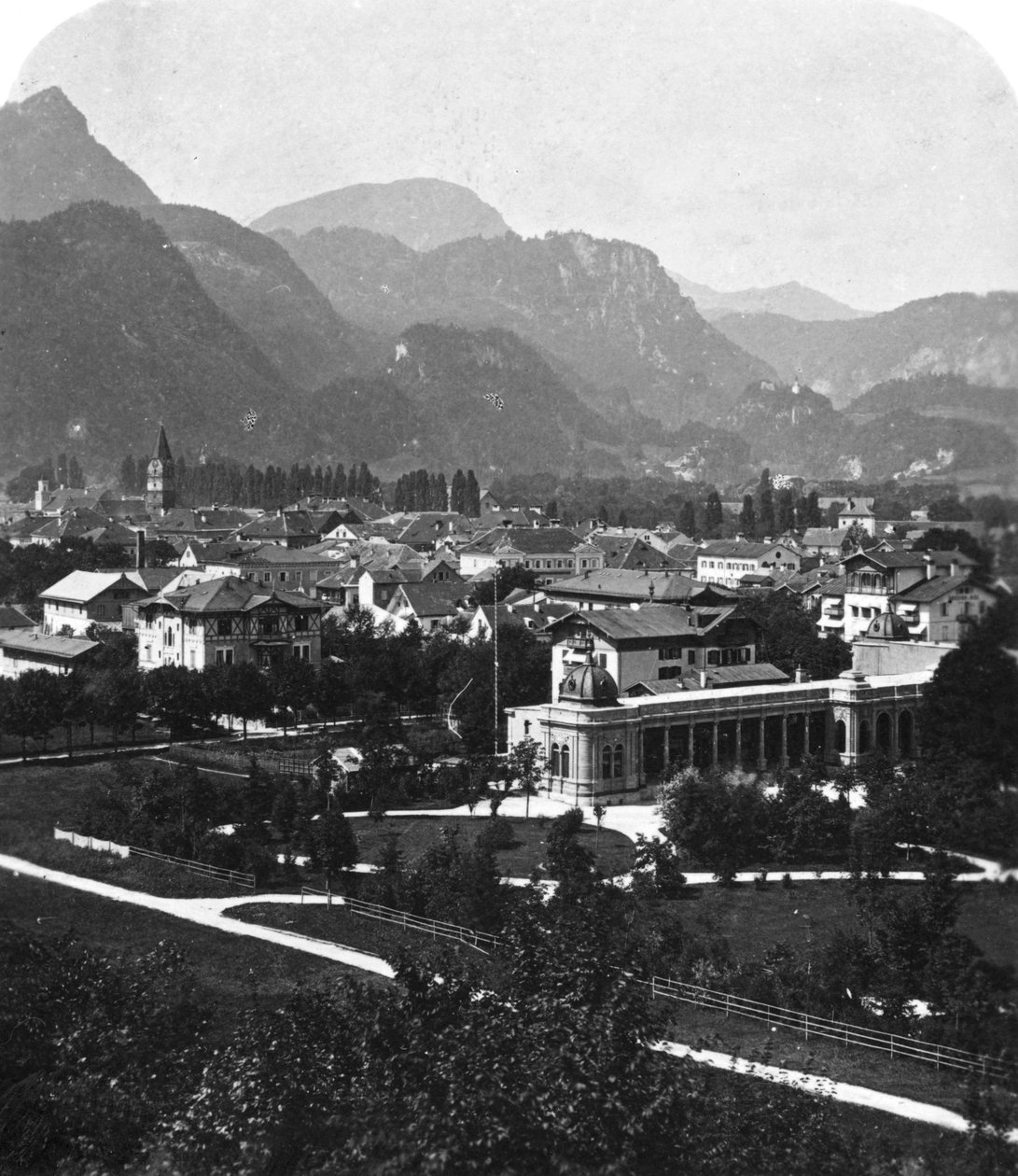 バートライヘンハル、バイエルン、ドイツ、c1900。 作： ワースレと息子