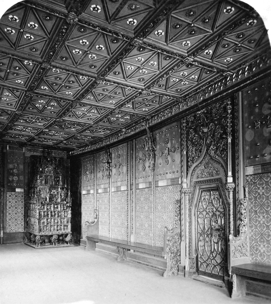 プリンセス商工会議所、ザルツブルク要塞、オーストリア、c1900 作： ワースレと息子