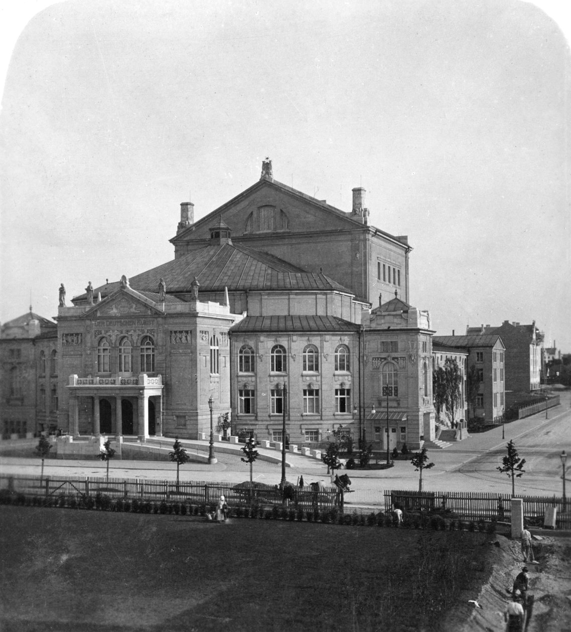 Prinzregenten Theatre、ミュンヘン、ドイツ、c1900 作： ワースレと息子