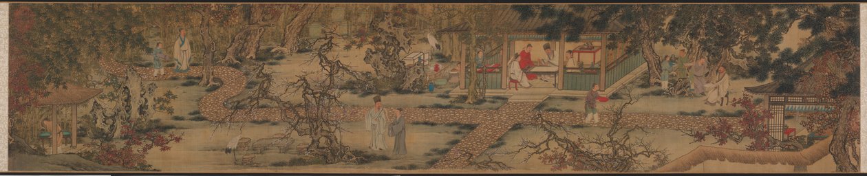 香りの山の九人の長老、1426-1452年。 作： Xie Huan