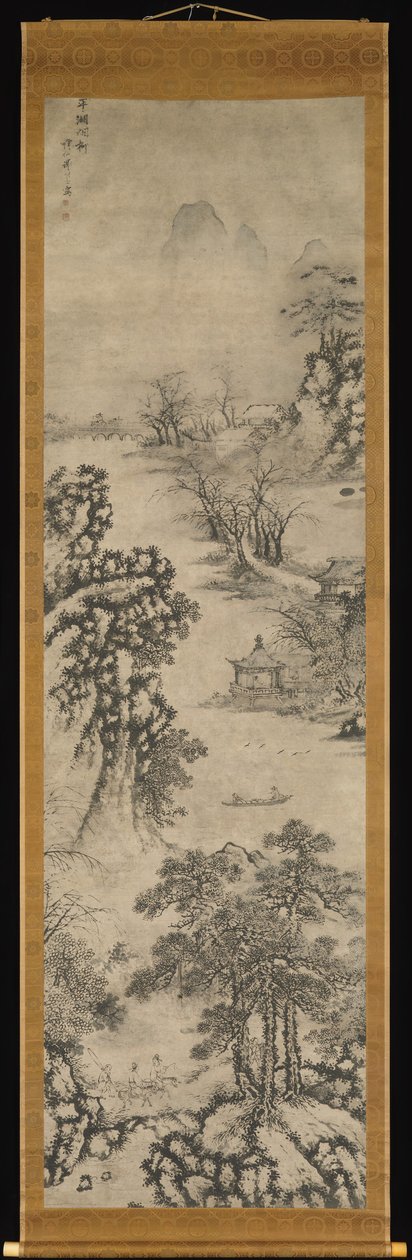 四季の風景」（1560年）。 作： シェ・シチェン