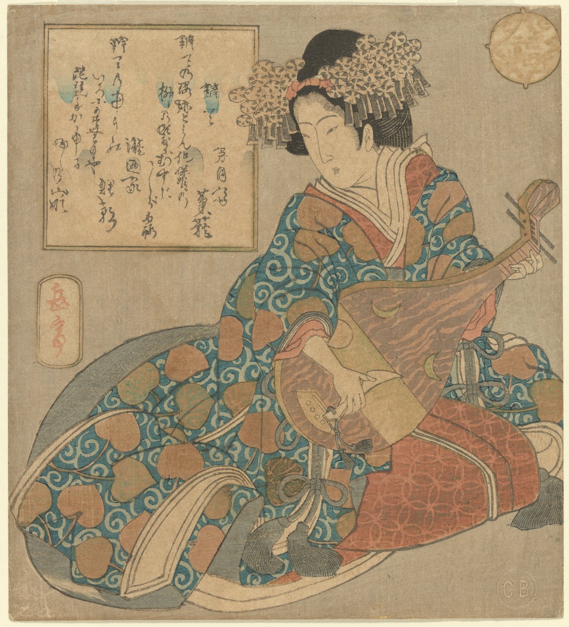 七福神の暗示-弁天（複製） (CBL J 2092) 作： 八島学亭