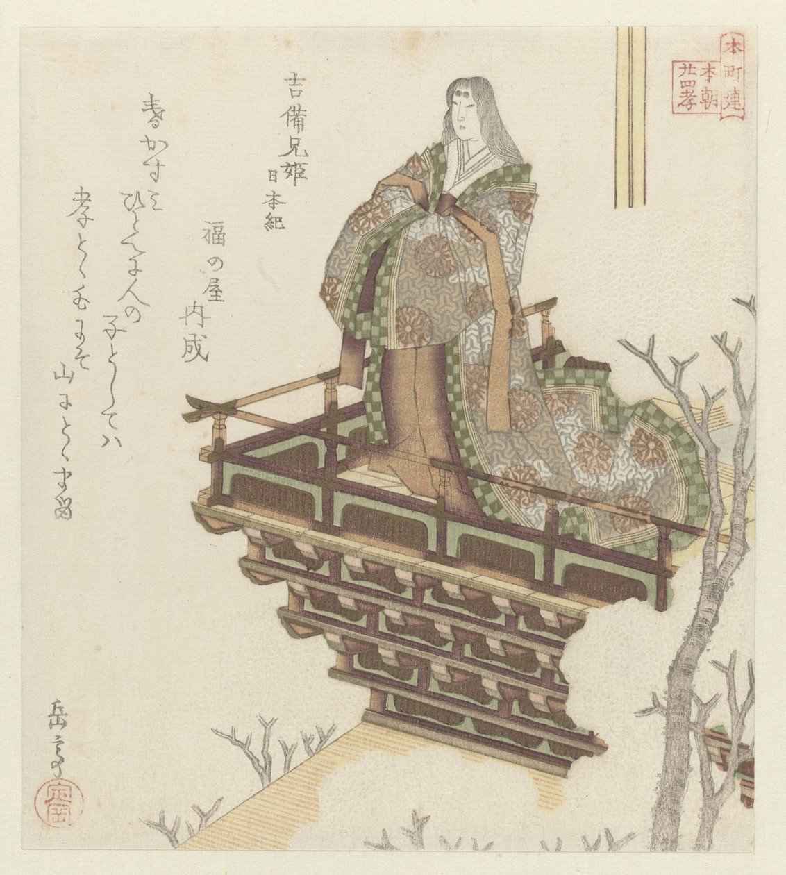 本朝連の日本人親孝行24例（連載タイトル） 作： 八島学亭