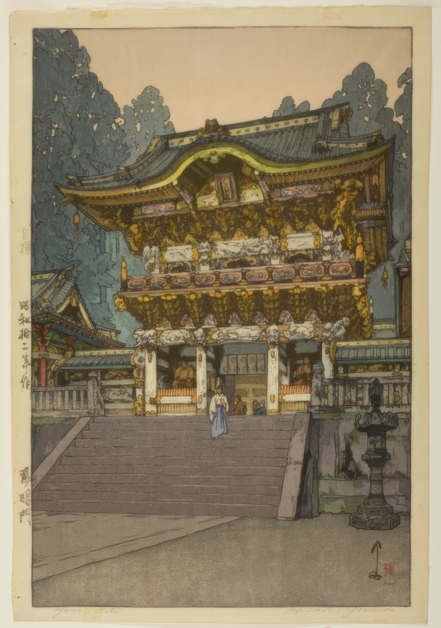 夜明門 作： 吉田博