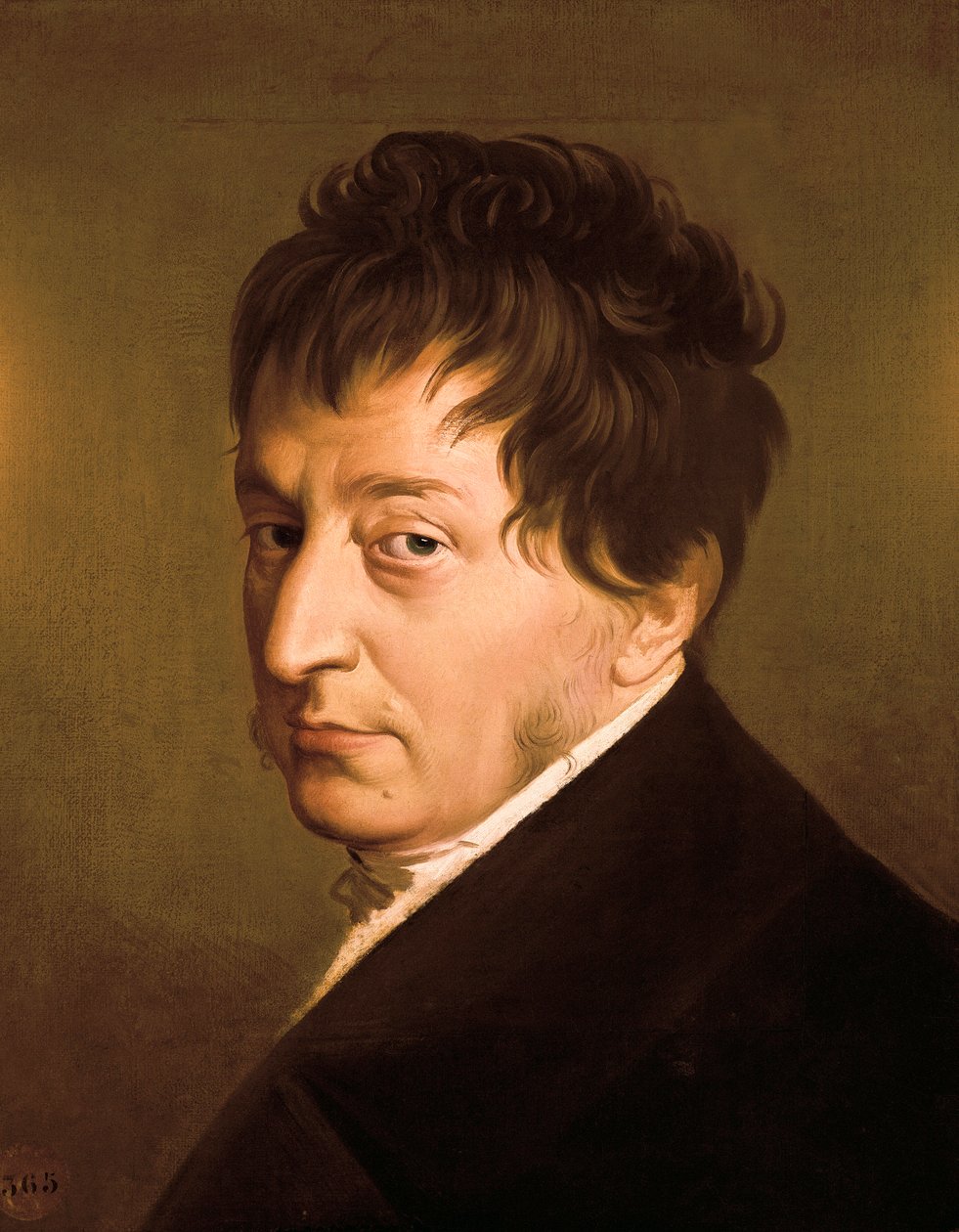 セルフポートレートです。ザカリアス・ゴンザレス・ベラスケス（1763-1834）の絵画 作： ザカリアス・ゴンザレス・ベラスケス