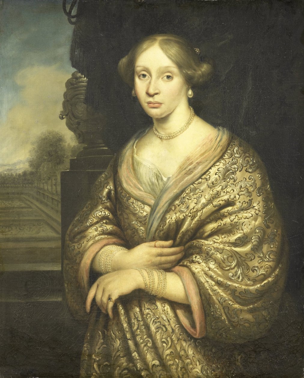 ペトロネラ・ファン・デル・ブルヒトの肖像 (1657-1682) 作： Zacharias Blijhooft