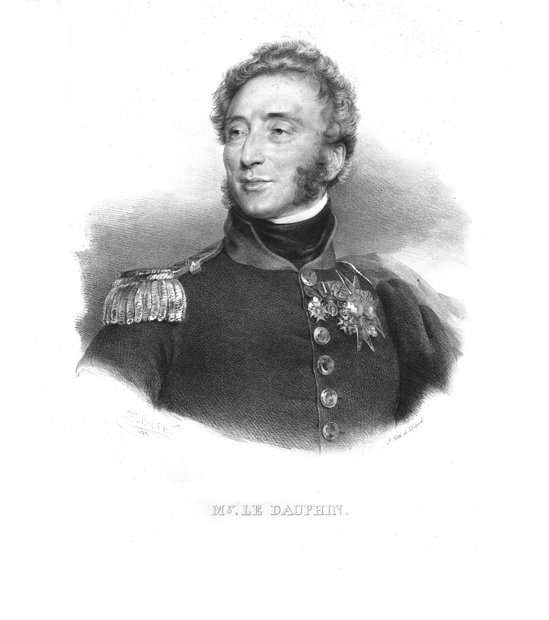 アングレーム公ルイアントワーヌ、c1820年代。 作： ゼフィリン・フェリックスジャン・マリウス・ベリアール