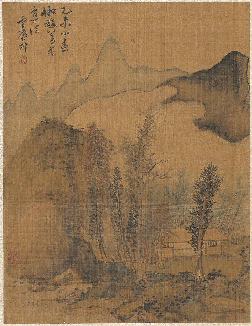 チャオユアンスタイルの風景、1775年。 作： hai大君